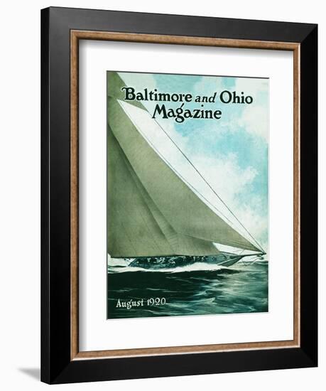 Sailing the Open Waters 1921-null-Framed Giclee Print