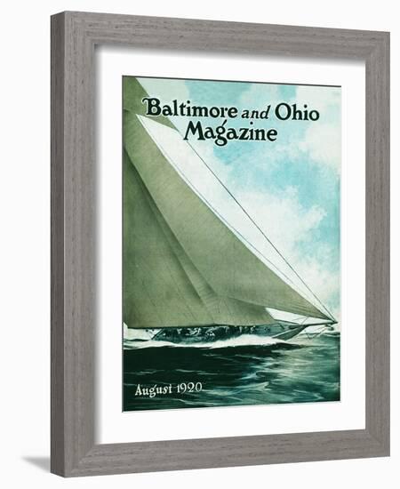 Sailing the Open Waters 1921-null-Framed Giclee Print