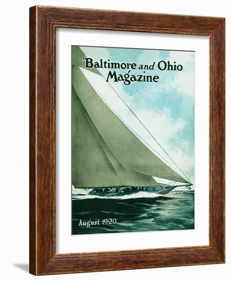 Sailing the Open Waters 1921-null-Framed Giclee Print