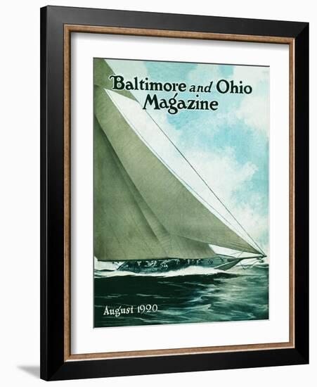 Sailing the Open Waters 1921-null-Framed Giclee Print