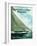 Sailing the Open Waters 1921-null-Framed Giclee Print