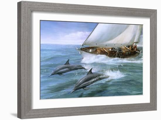 Sailing the Wind-Kevin Daniel-Framed Art Print