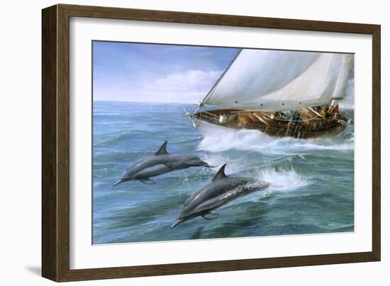 Sailing the Wind-Kevin Daniel-Framed Art Print