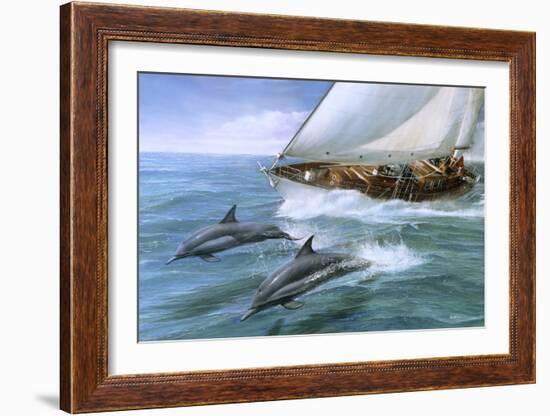 Sailing the Wind-Kevin Daniel-Framed Art Print