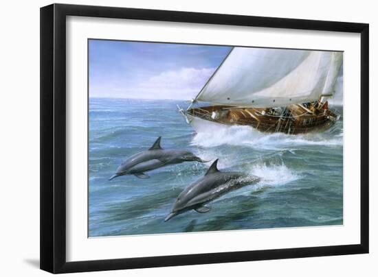 Sailing the Wind-Kevin Daniel-Framed Art Print