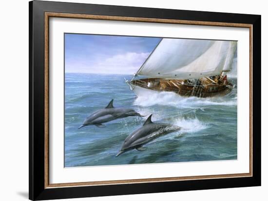 Sailing the Wind-Kevin Daniel-Framed Art Print