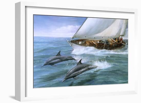 Sailing the Wind-Kevin Daniel-Framed Art Print