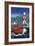 Sailing to the Lighthouse-Peter Adderley-Framed Premium Giclee Print