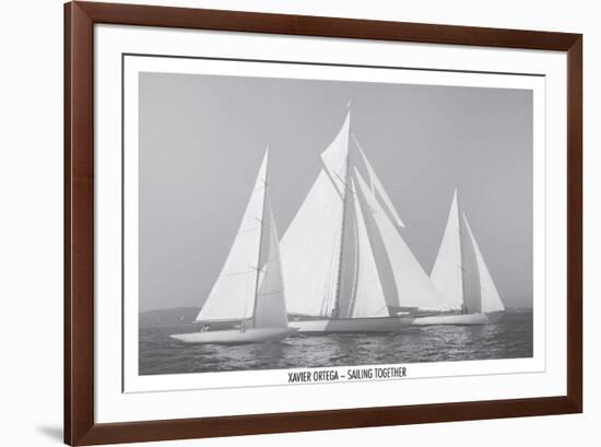 Sailing Together-Xavier Ortega-Framed Art Print