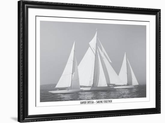 Sailing Together-Xavier Ortega-Framed Art Print