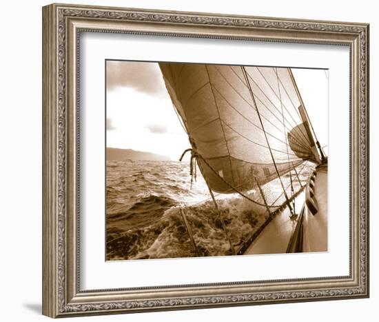 Sailing Towards the Sun-null-Framed Art Print