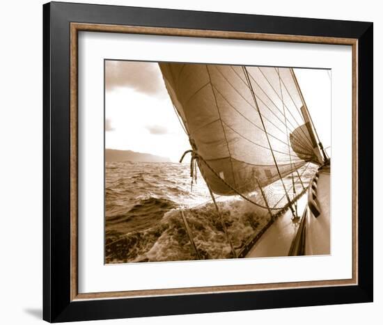 Sailing Towards the Sun-null-Framed Art Print