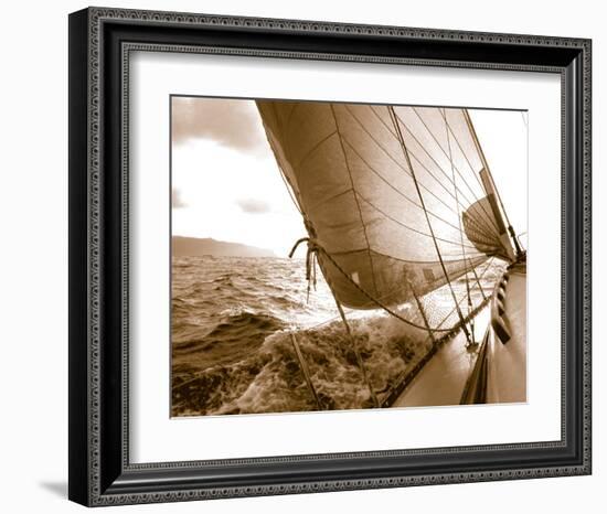 Sailing Towards the Sun-null-Framed Art Print