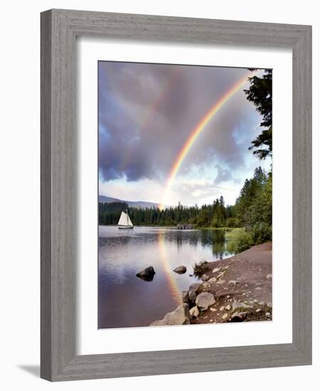 Sailing Under Rainbows, Oregon 97-Monte Nagler-Framed Photographic Print