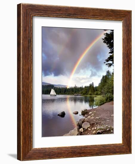 Sailing Under Rainbows, Oregon 97-Monte Nagler-Framed Photographic Print