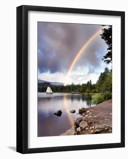 Sailing Under Rainbows, Oregon 97-Monte Nagler-Framed Photographic Print