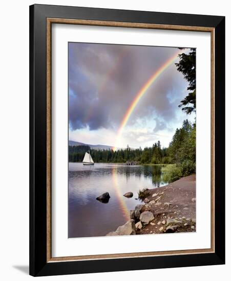 Sailing Under Rainbows, Oregon 97-Monte Nagler-Framed Photographic Print