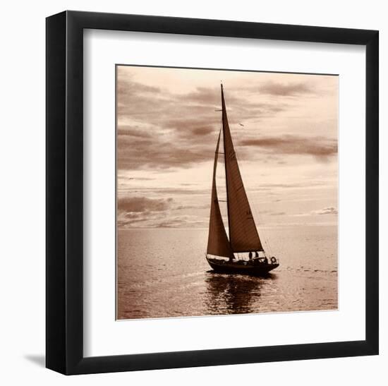 Sailing V-null-Framed Art Print