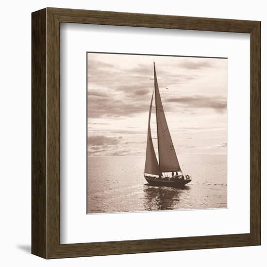 Sailing V-null-Framed Premium Giclee Print