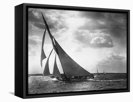 Sailing Yacht Mohawk at Sea-null-Framed Premier Image Canvas