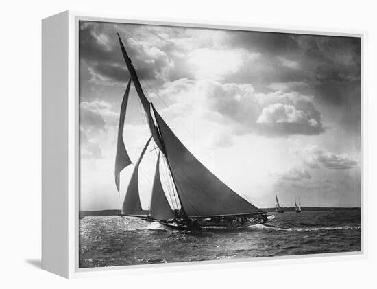 Sailing Yacht Mohawk at Sea-null-Framed Premier Image Canvas