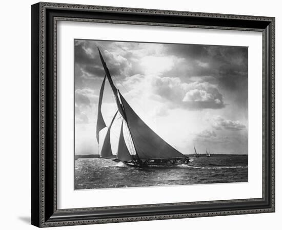 Sailing Yacht Mohawk at Sea-null-Framed Premium Photographic Print
