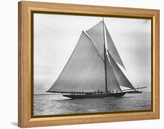 Sailing Yacht Valkyrie-null-Framed Premier Image Canvas