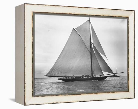 Sailing Yacht Valkyrie-null-Framed Premier Image Canvas