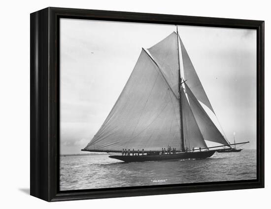 Sailing Yacht Valkyrie-null-Framed Premier Image Canvas