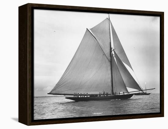 Sailing Yacht Valkyrie-null-Framed Premier Image Canvas