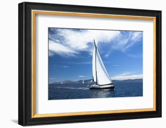 Sailing. Yachting. Luxury Yachts.-De Visu-Framed Photographic Print