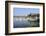 Sailing Yachts and Other Boats Moored at Port Cros Island in Front of Fort De L'Eminence Castle-Nick Upton-Framed Photographic Print