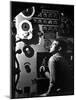 Sailor at Work in the Electric Engine Control Room of USS Batfish-Stocktrek Images-Mounted Photographic Print