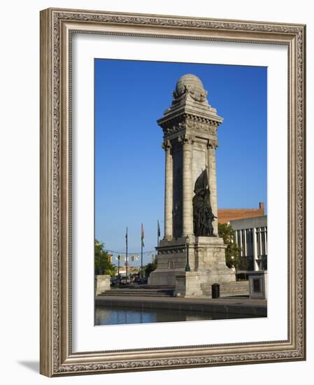 Sailor's and Soldier's Monument, Clinton Square, Syracuse, New York State, USA-Richard Cummins-Framed Photographic Print