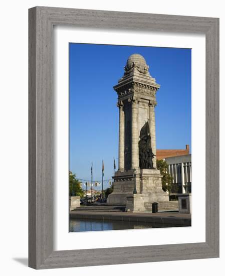 Sailor's and Soldier's Monument, Clinton Square, Syracuse, New York State, USA-Richard Cummins-Framed Photographic Print