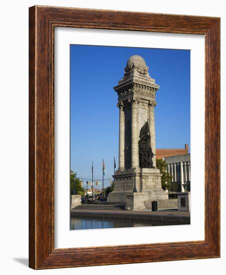Sailor's and Soldier's Monument, Clinton Square, Syracuse, New York State, USA-Richard Cummins-Framed Photographic Print