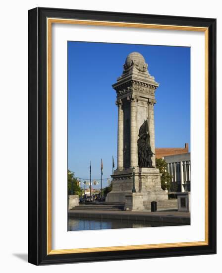 Sailor's and Soldier's Monument, Clinton Square, Syracuse, New York State, USA-Richard Cummins-Framed Photographic Print