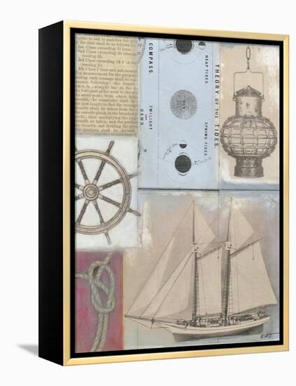 Sailor's Journal II-Norman Wyatt Jr.-Framed Stretched Canvas