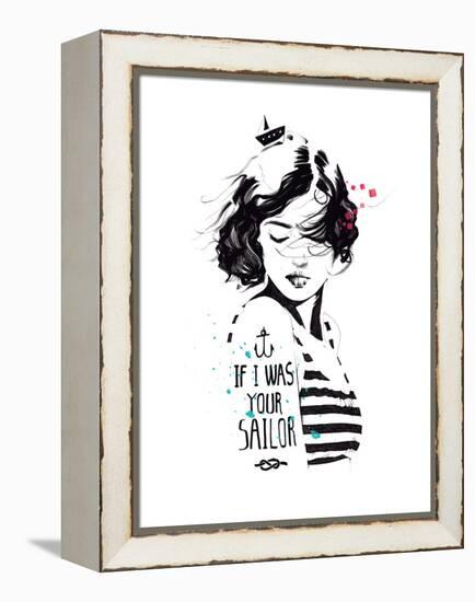 Sailor-Manuel Rebollo-Framed Stretched Canvas