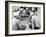 Sailors Aboard a Us Navy Cruiser at Sea Playing a Game of Dominoes on Deck During WWII-Ralph Morse-Framed Photographic Print