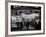 Sailors and Civilians Outside a Brightly Lit Times Square Arcade During WWII-Peter Stackpole-Framed Photographic Print