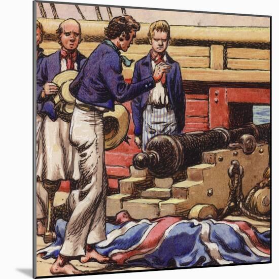 Sailors at a Ship's Cannon-Pat Nicolle-Mounted Giclee Print