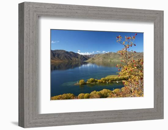 Sailors Cutting in autumn, Waitaki Valley, North Otago, South Island, New Zealand-David Wall-Framed Photographic Print