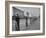 Sailors Lining Constitution Avenue for Funeral of Franklin D. Roosevelt-Alfred Eisenstaedt-Framed Photographic Print