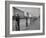 Sailors Lining Constitution Avenue for Funeral of Franklin D. Roosevelt-Alfred Eisenstaedt-Framed Photographic Print