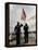 Sailors Raise the National Ensign Aboard USS Abraham Lincoln-Stocktrek Images-Framed Premier Image Canvas