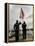 Sailors Raise the National Ensign Aboard USS Abraham Lincoln-Stocktrek Images-Framed Premier Image Canvas