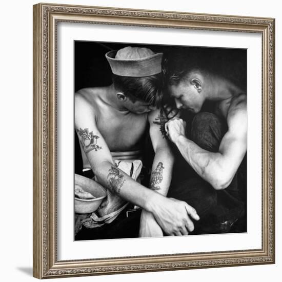 Sailors-Science Source-Framed Giclee Print