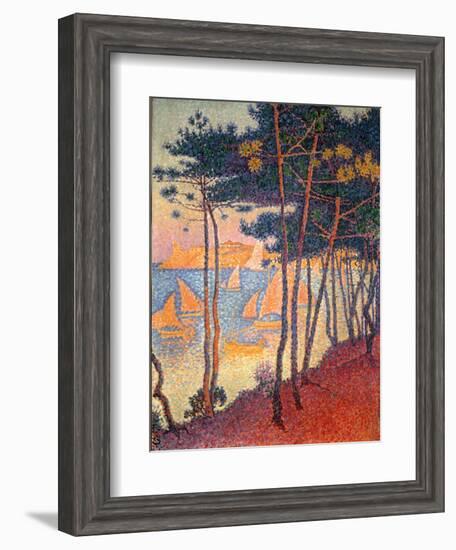 Sails and Pines-Paul Signac-Framed Giclee Print