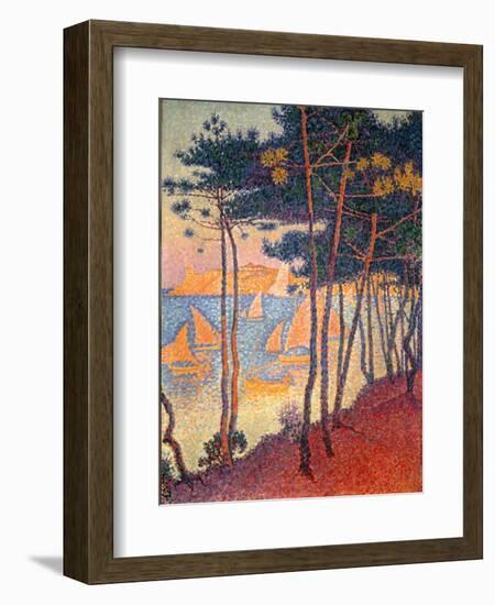 Sails and Pines-Paul Signac-Framed Giclee Print